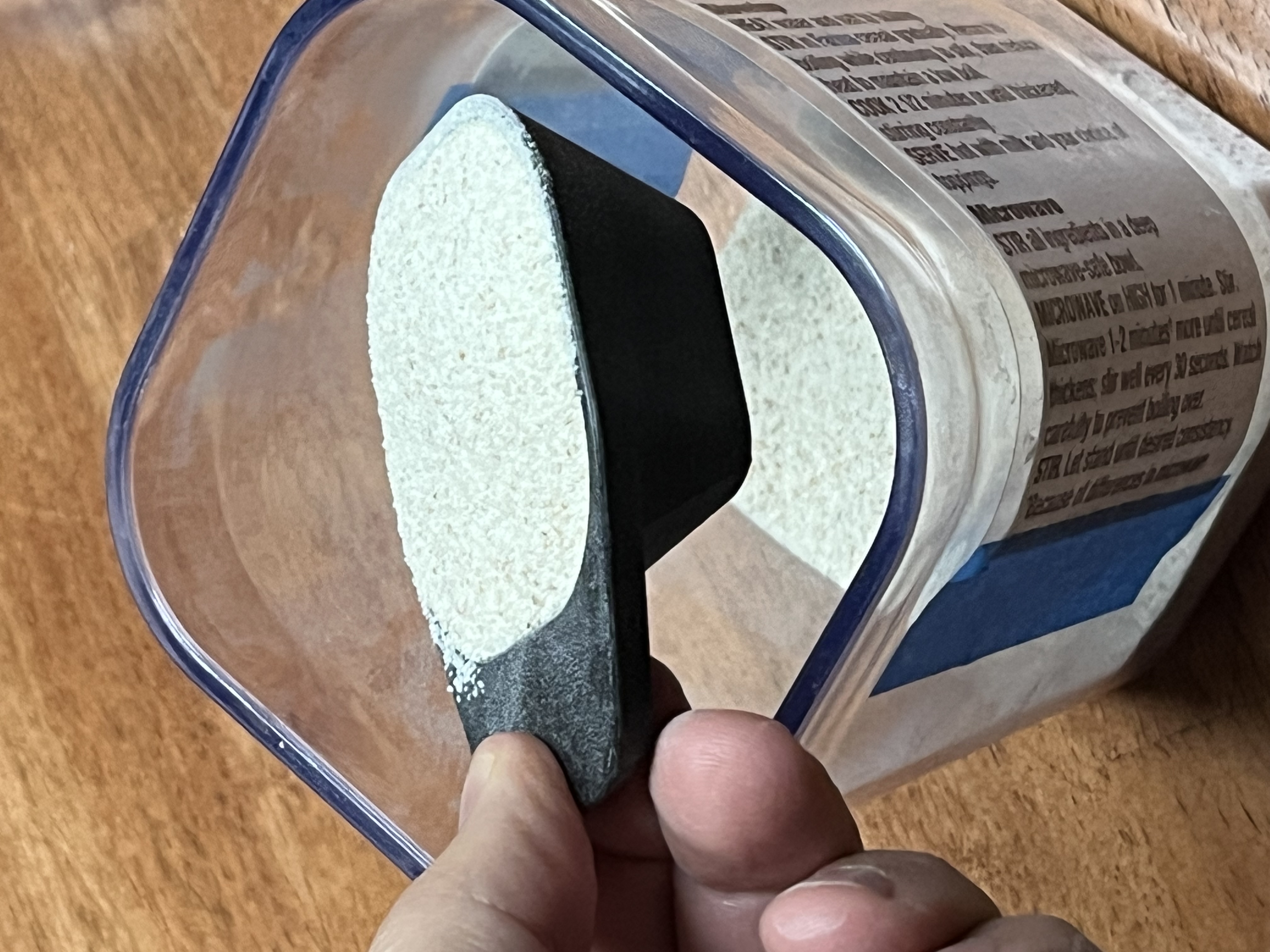 farina scoop, single serving