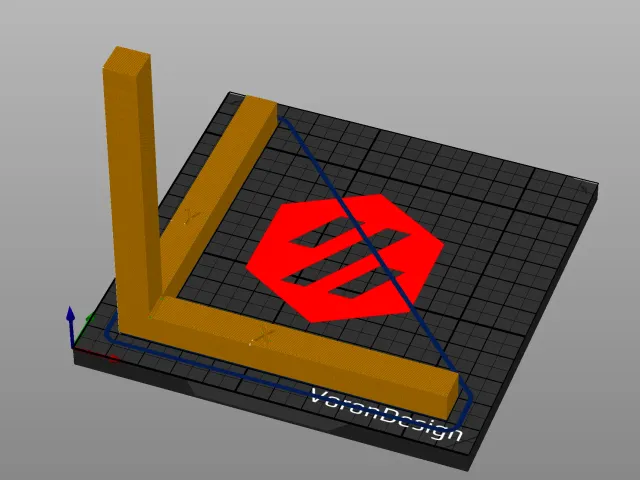 XYZ Calibration Corner 100x100x100x10