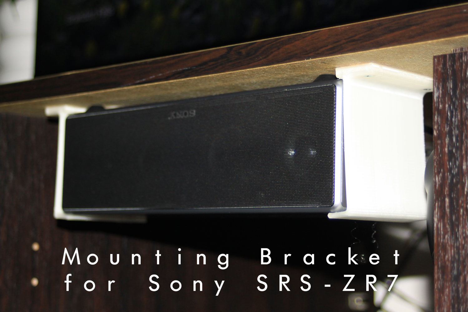 Mounting Bracket for Sony SRS-ZR7 by SteveW91 | Download free STL