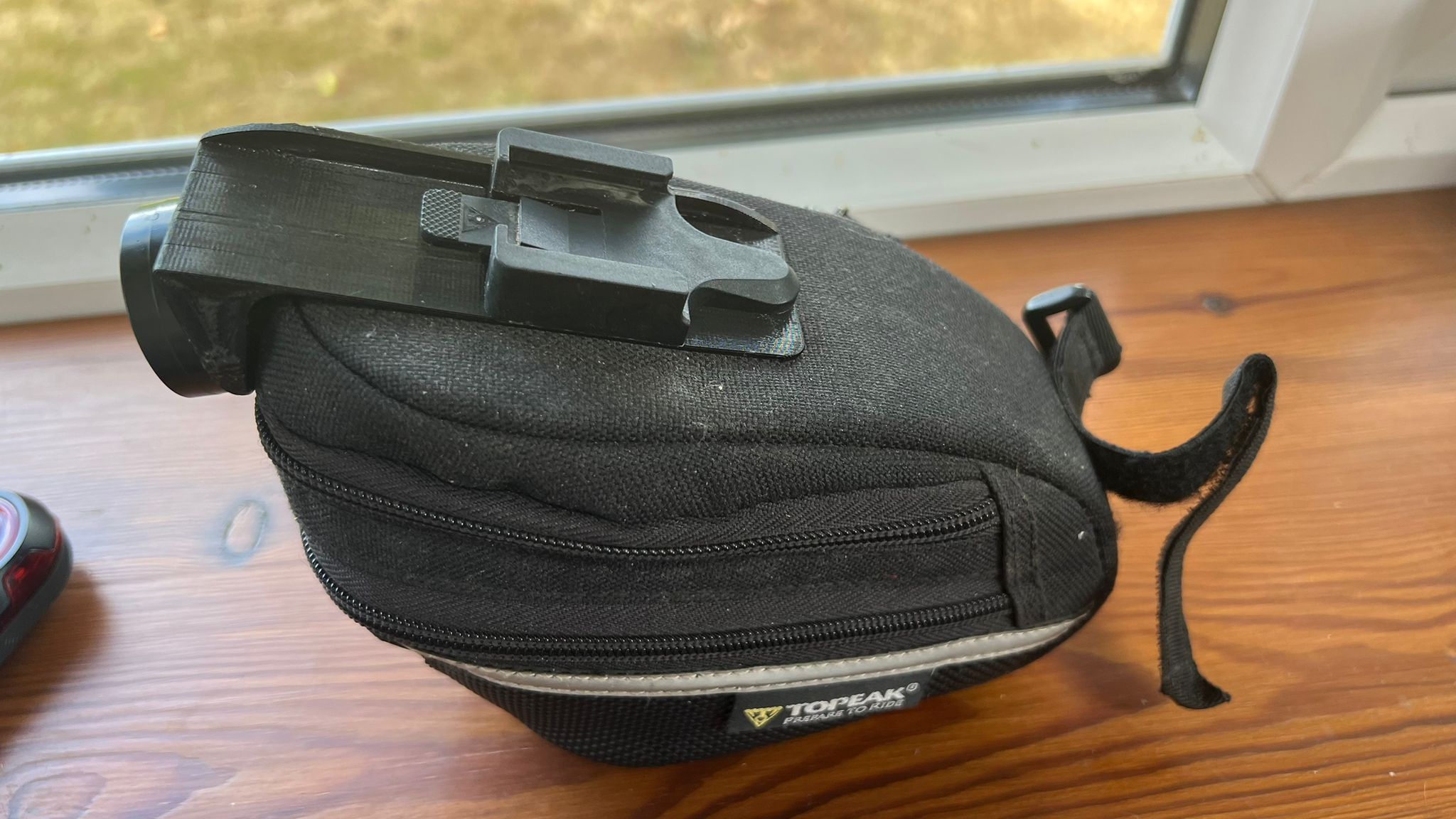 Garmin Varia Topeak Wedge Medium Saddle Bag Mount by Behold81