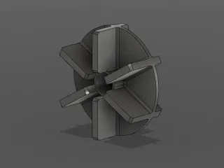 Bestway pool pump rotor upgraded by PoliProto | Download free STL model ...