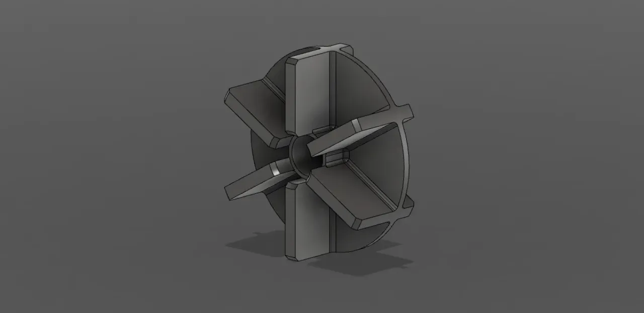 Bestway pool pump rotor upgraded by PoliProto | Download free STL model ...