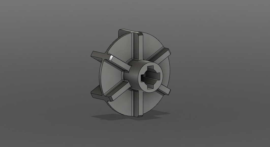 Bestway pool pump rotor upgraded by PoliProto Download free STL model