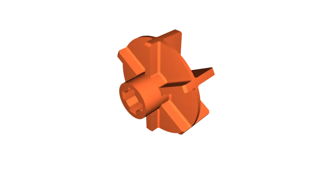 Bestway pool pump rotor upgraded by PoliProto | Download free STL model ...