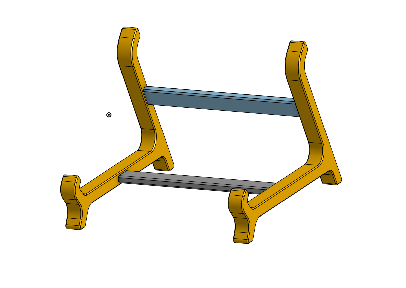 Miniatura 2 do modelo 3D Laptop Stand V2