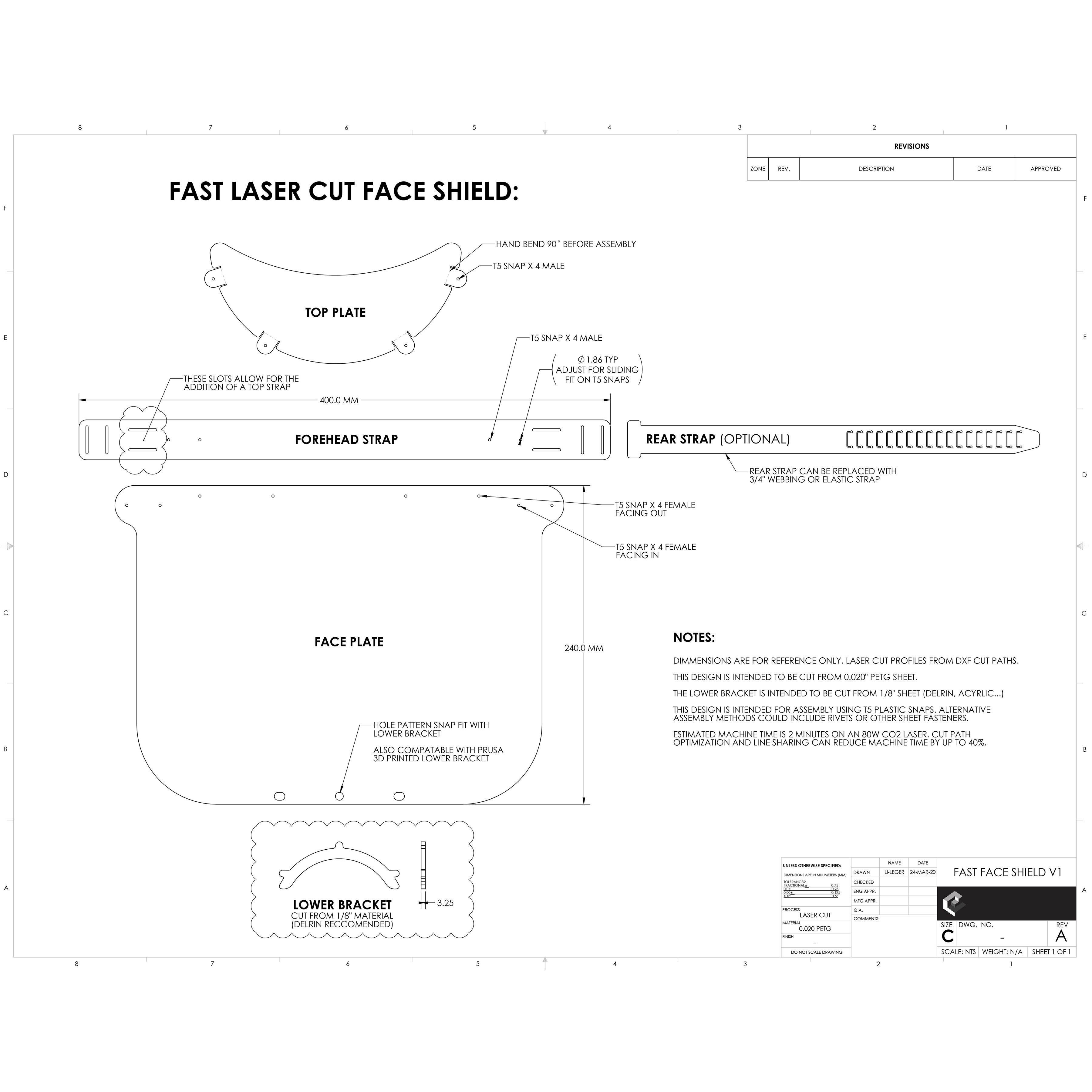 Miniatura 5 do modelo 3D Fast Face Shield