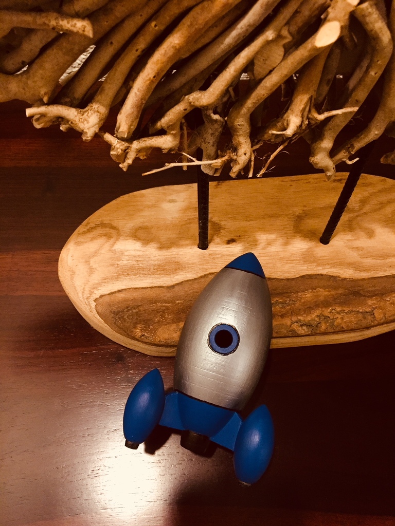 Miniatura 15 do modelo 3D Retro Rocket
