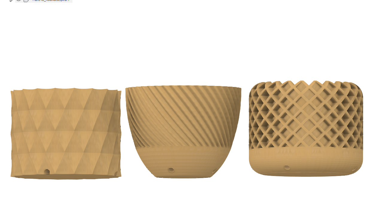 Modern geometric Succulent plant pot with drainage holes