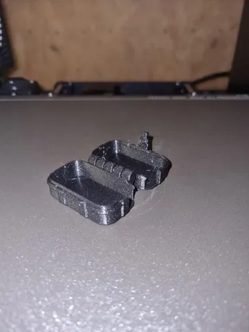 Toothbrush Travel Case Print in Place