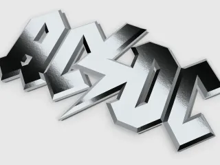 AC-DC logo by G.design | Download free STL model | Printables.com