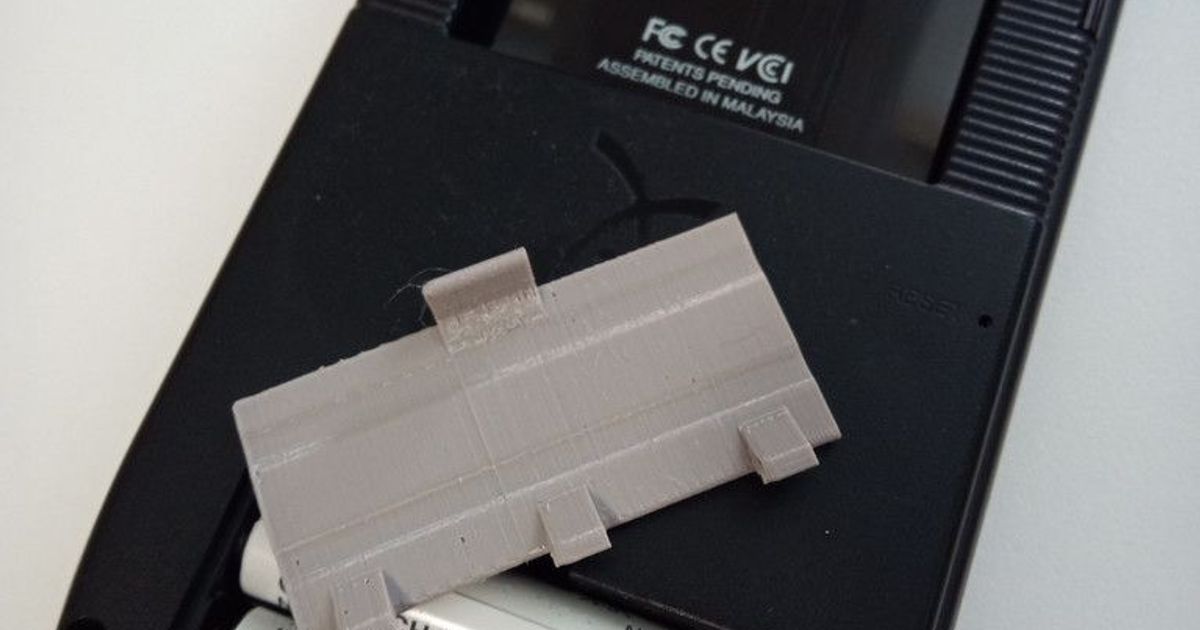 Handspring Visor battery door by Nathan Korth Download free STL model