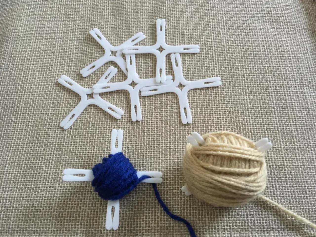 How To Make a Yarn Bobbin for Knitting or Crochet 