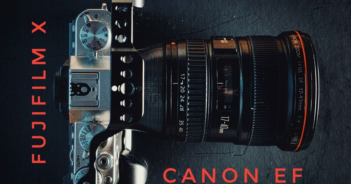 Canon EF to Fujifilm X adapter par Igoreveech | Téléchargez ...