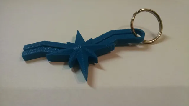 Captain Marvel Keychain