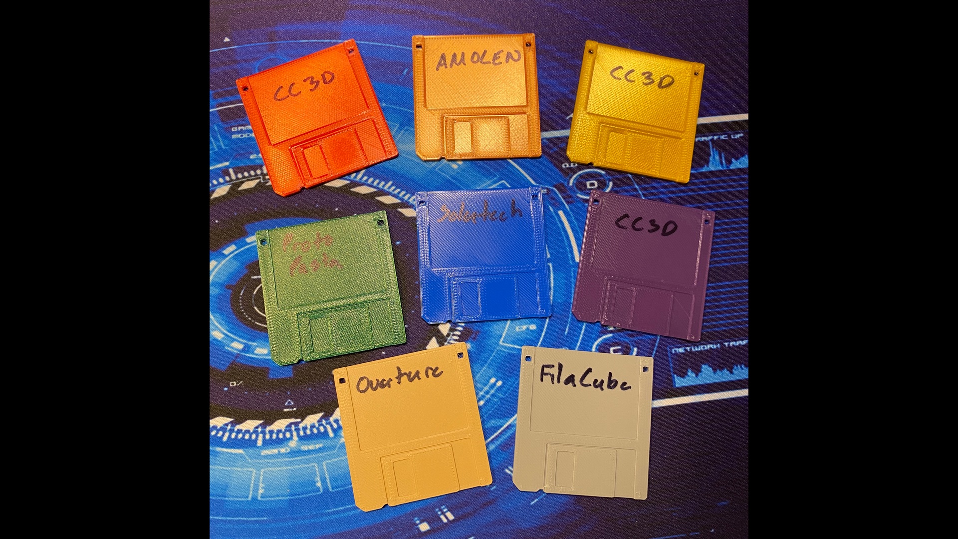 Floppy Disk Swatches