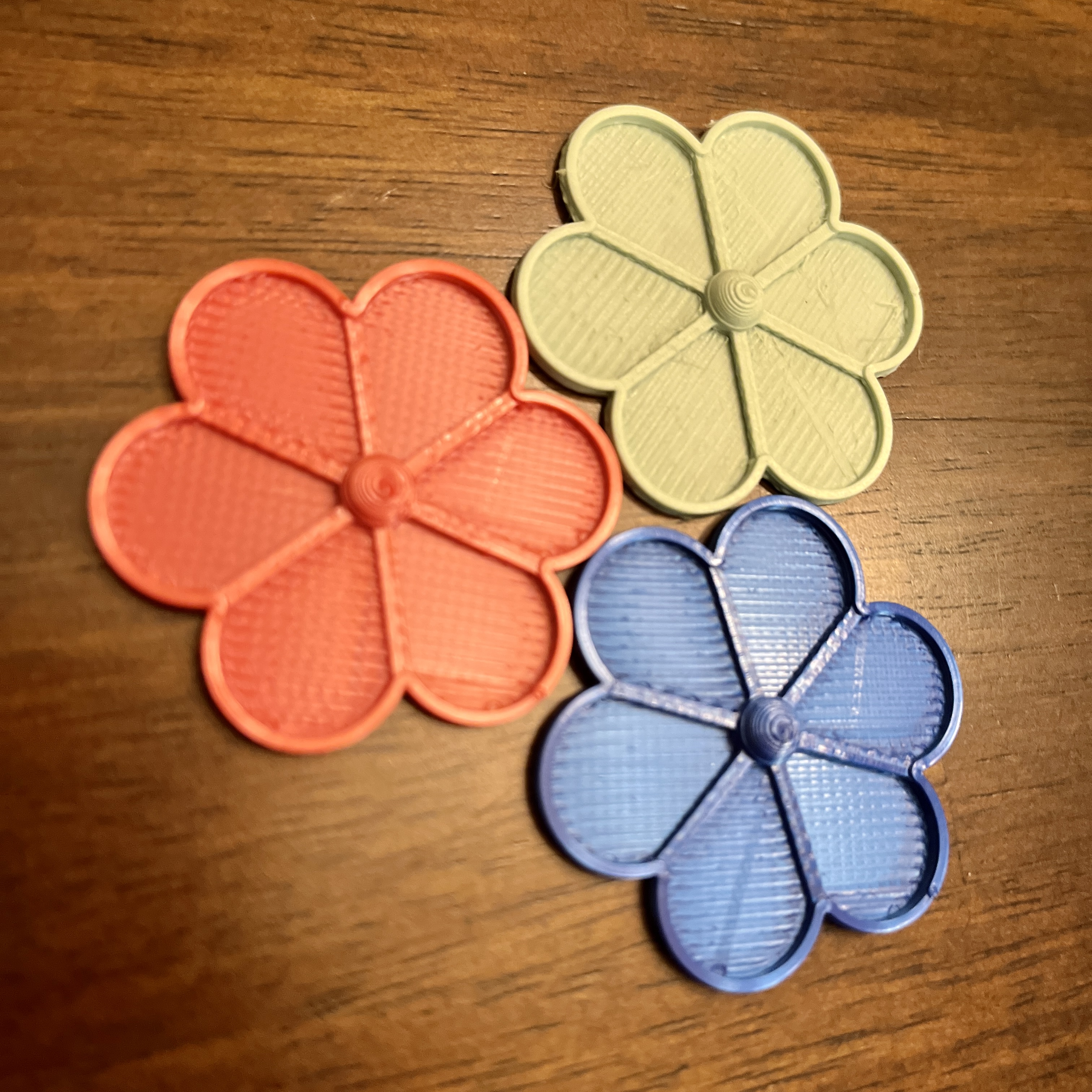 Miniatura 5 do modelo 3D Filament Sample Simple Flower