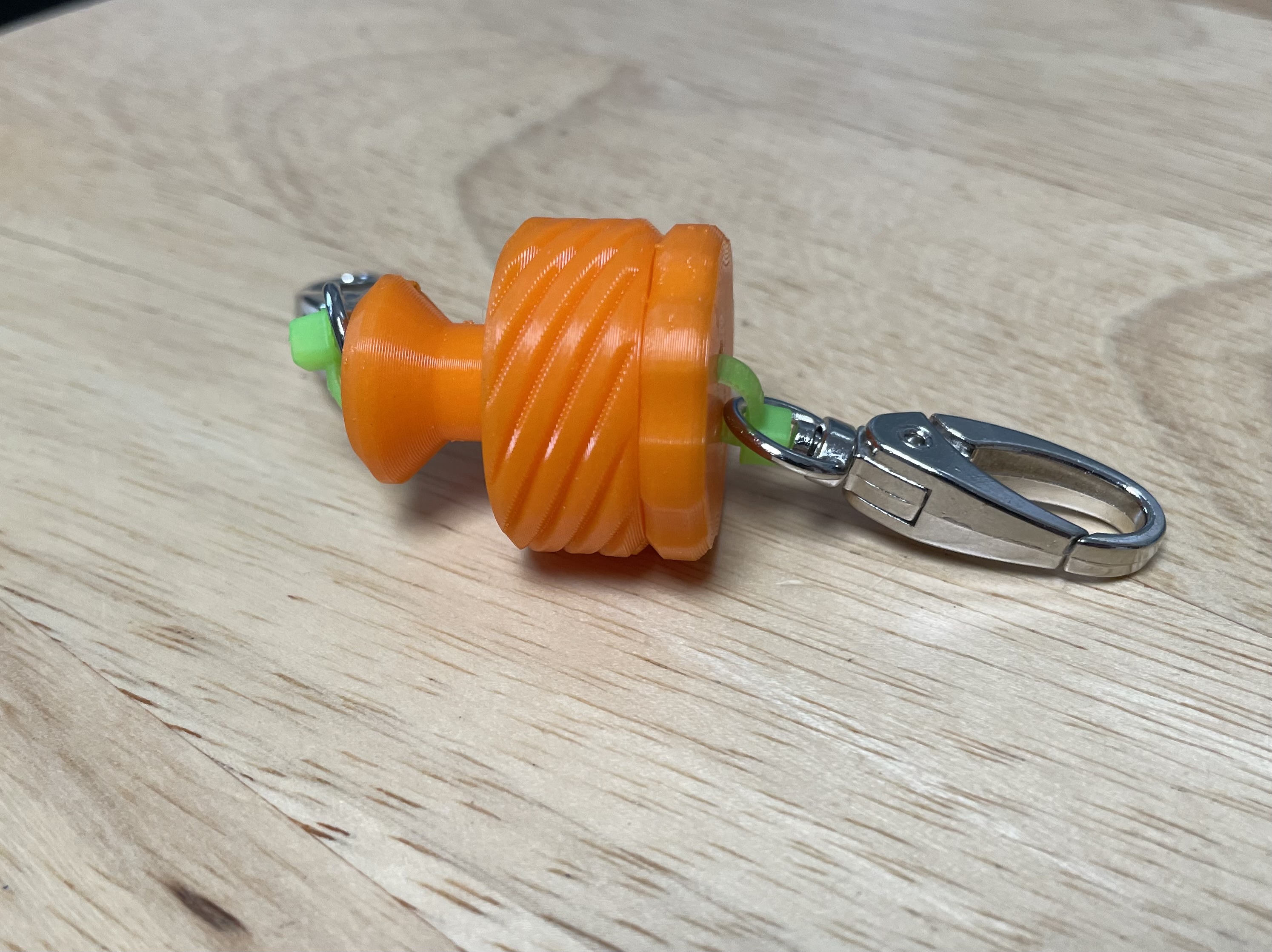 Magnetic Keychain Coupler with Screw Lock
