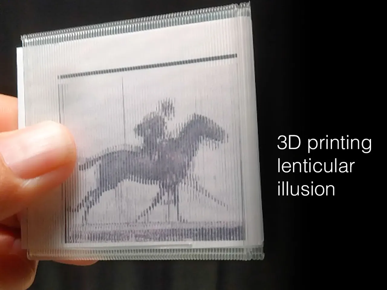 3D printing lenticular lenses by Kagarov, Download free STL model