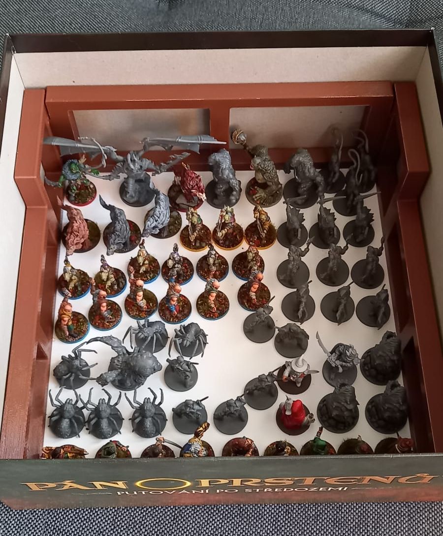 Lord of the Rings desk game box insert
