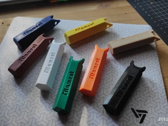 Filament Colour Sample Muster Filamentfarbe Material