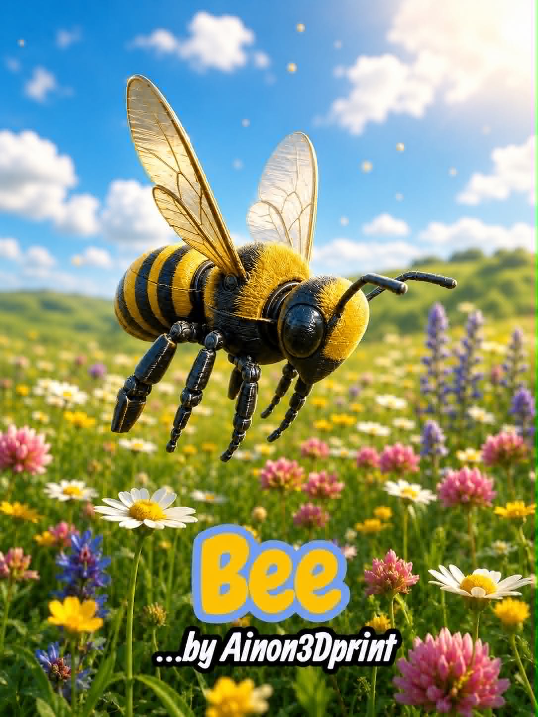 Hardworking Robo Bee, wasp