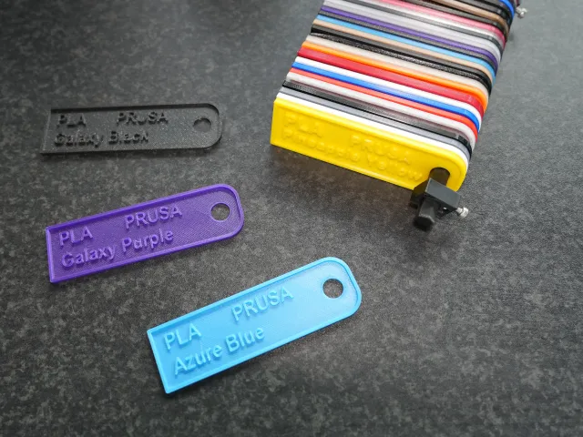 Quick Parametric Filament Swatches