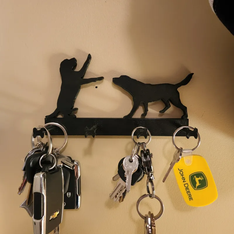 STL file Keychain holder, Display- keychain holder stand- Dog paw designs  🗝️・3D printable model to download・Cults