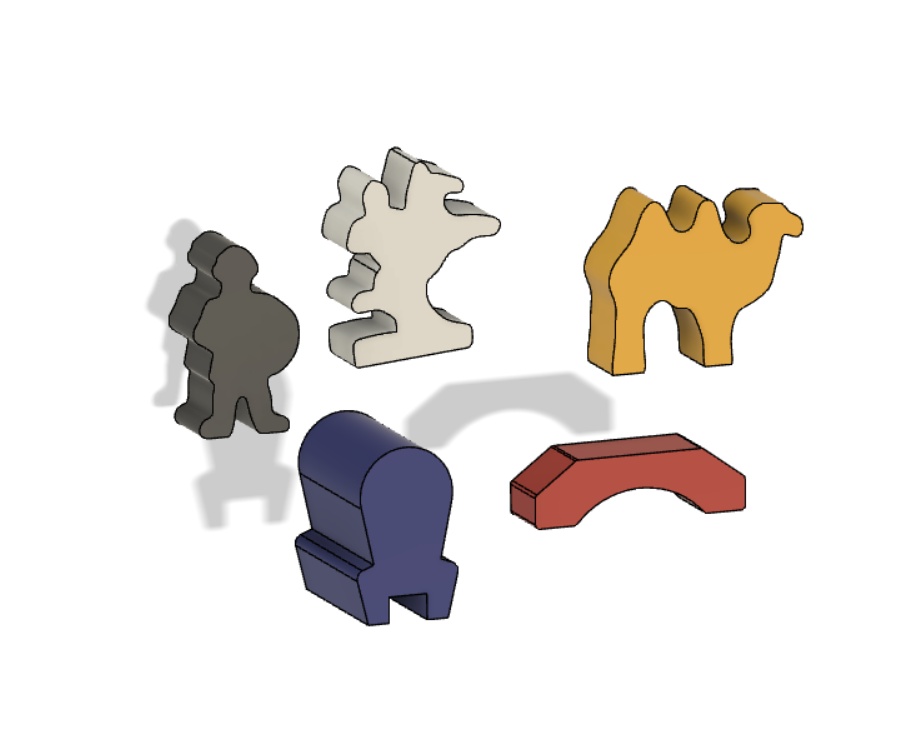 Catan Figures (Traders & Barbarians Expansion)