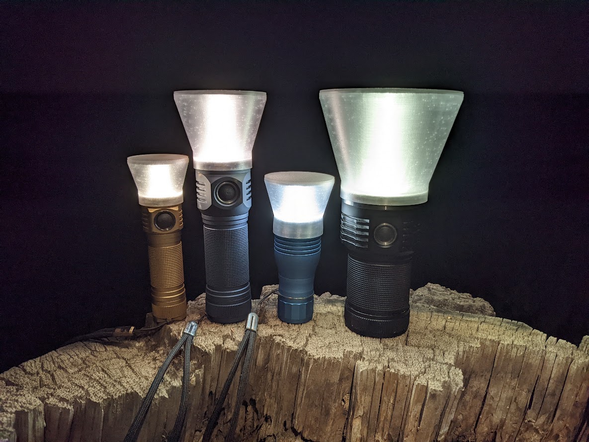 Noctigon KR1 Flashlight Diffuser by Spicy3d | Download free STL model ...
