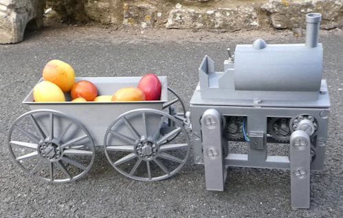 Steampunk Horse and Cart