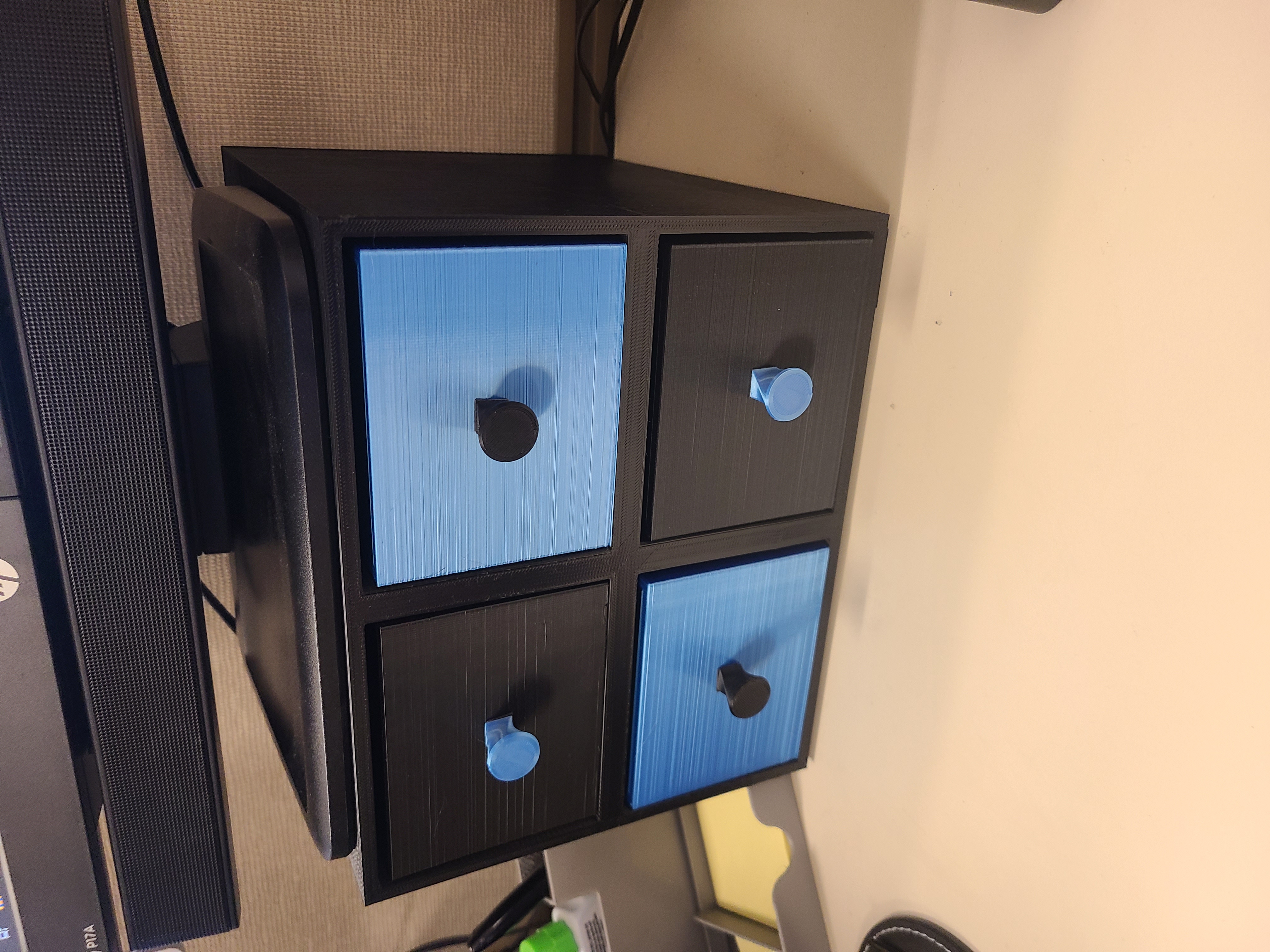 Monitor Stand with Drawers