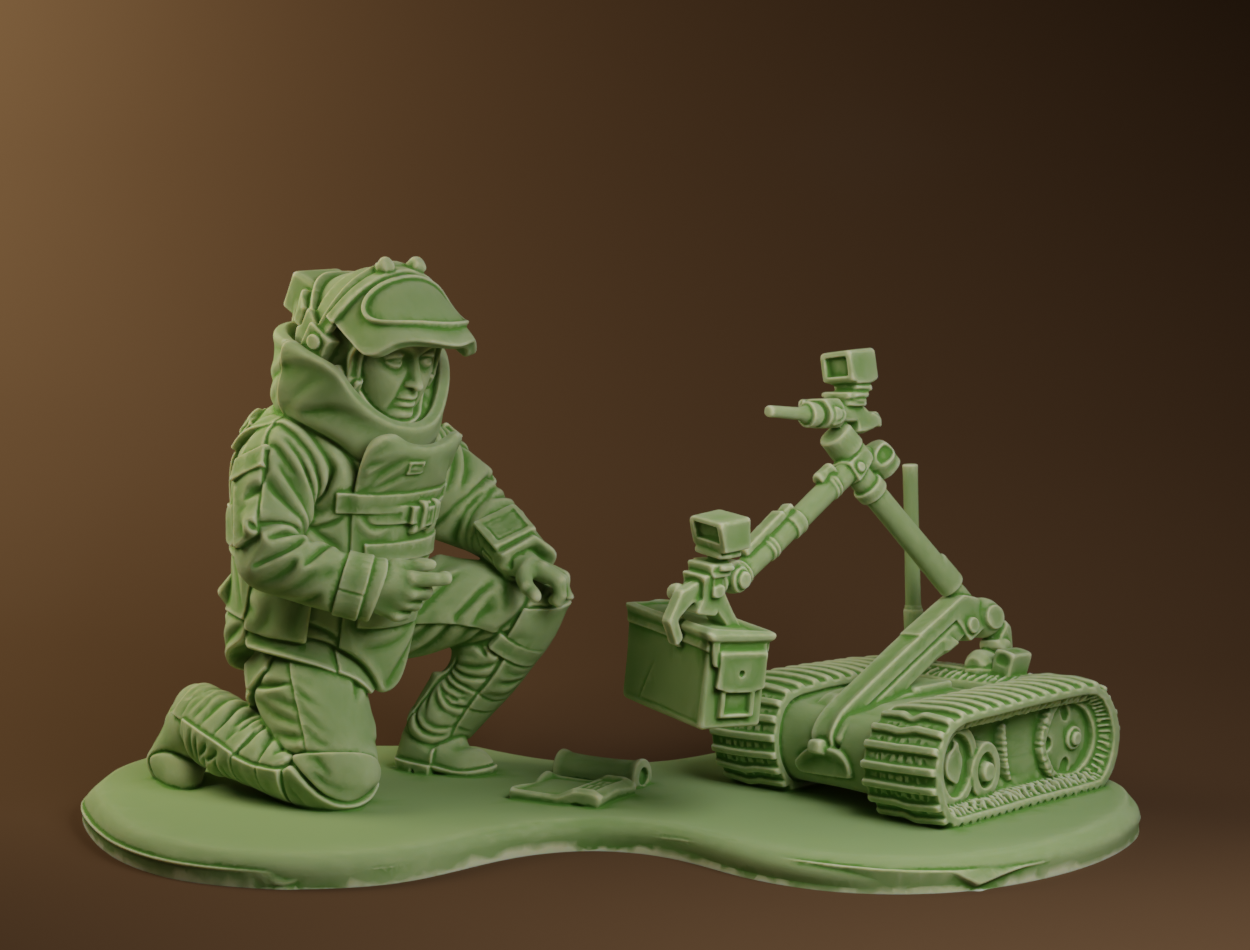 Little Green Army Women : Explosive Ordnance Disposal (EOD) Specialists
