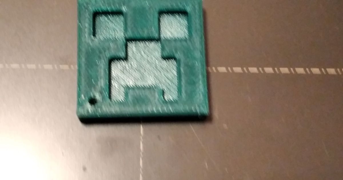 Minecraft creeper keychain by ReadyErdo Download free STL model