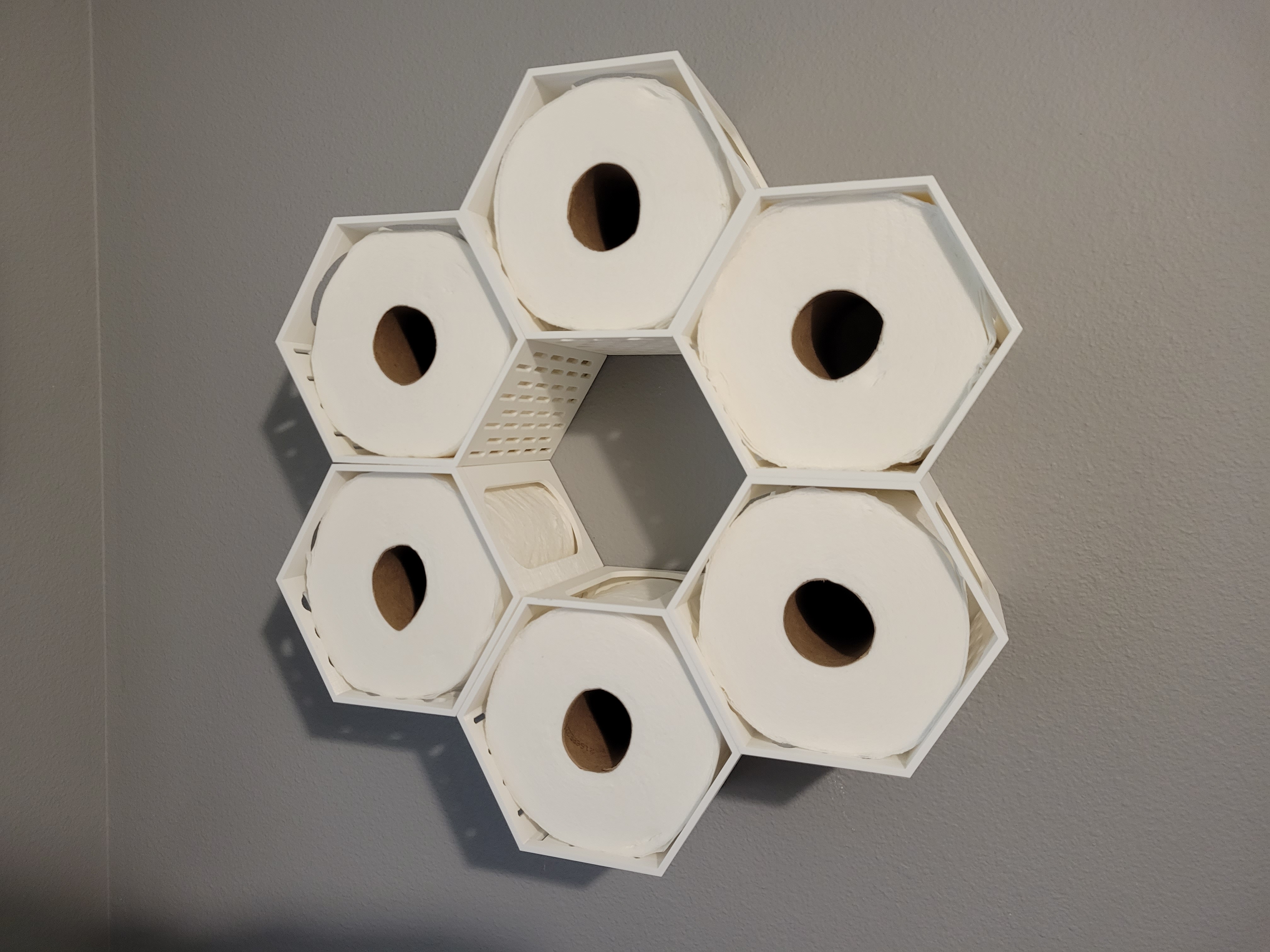 Wall Mounted Toilet Paper Hex