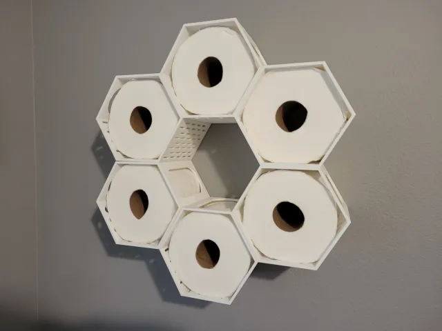 Wall Mounted Toilet Paper Hex