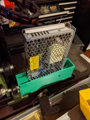 Upright mount for CR-10 MeanWell LRS-150-24 PowerSupply