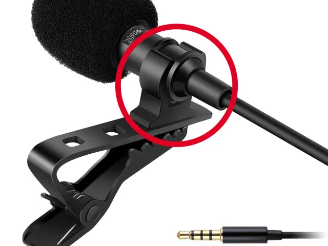 lavalier microphone / neckmic clip replacement