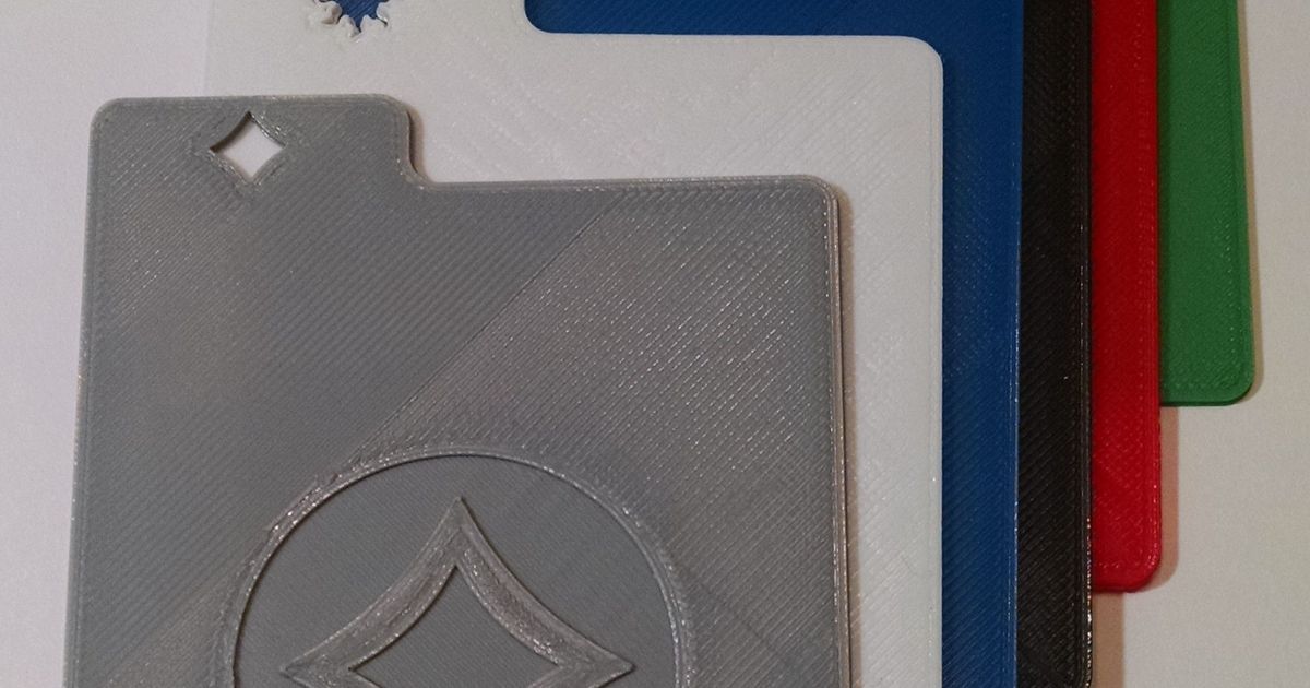 MTG color card divider by Tekcor17 Download free STL model