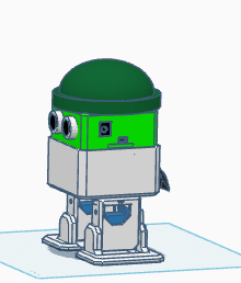 OTTO with beanie and sword