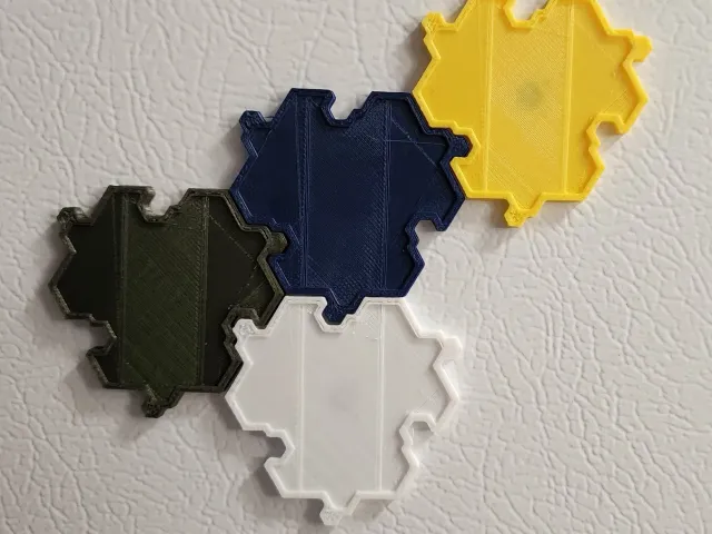 Magnetic Puzzle Piece Filament Sample Swatch