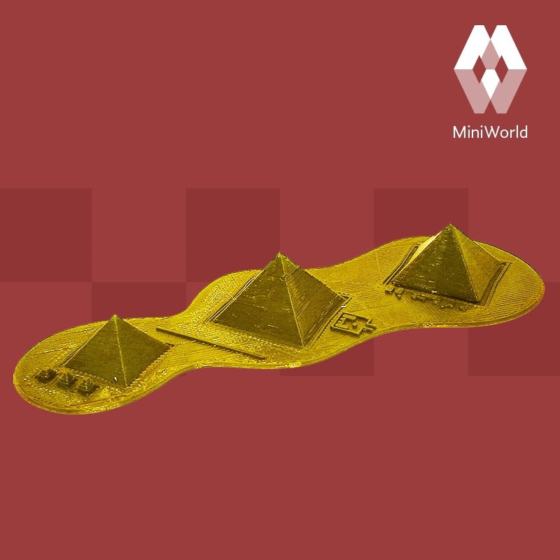 Great Pyramids of Giza - Egypt by MiniWorld3D | Download free STL model