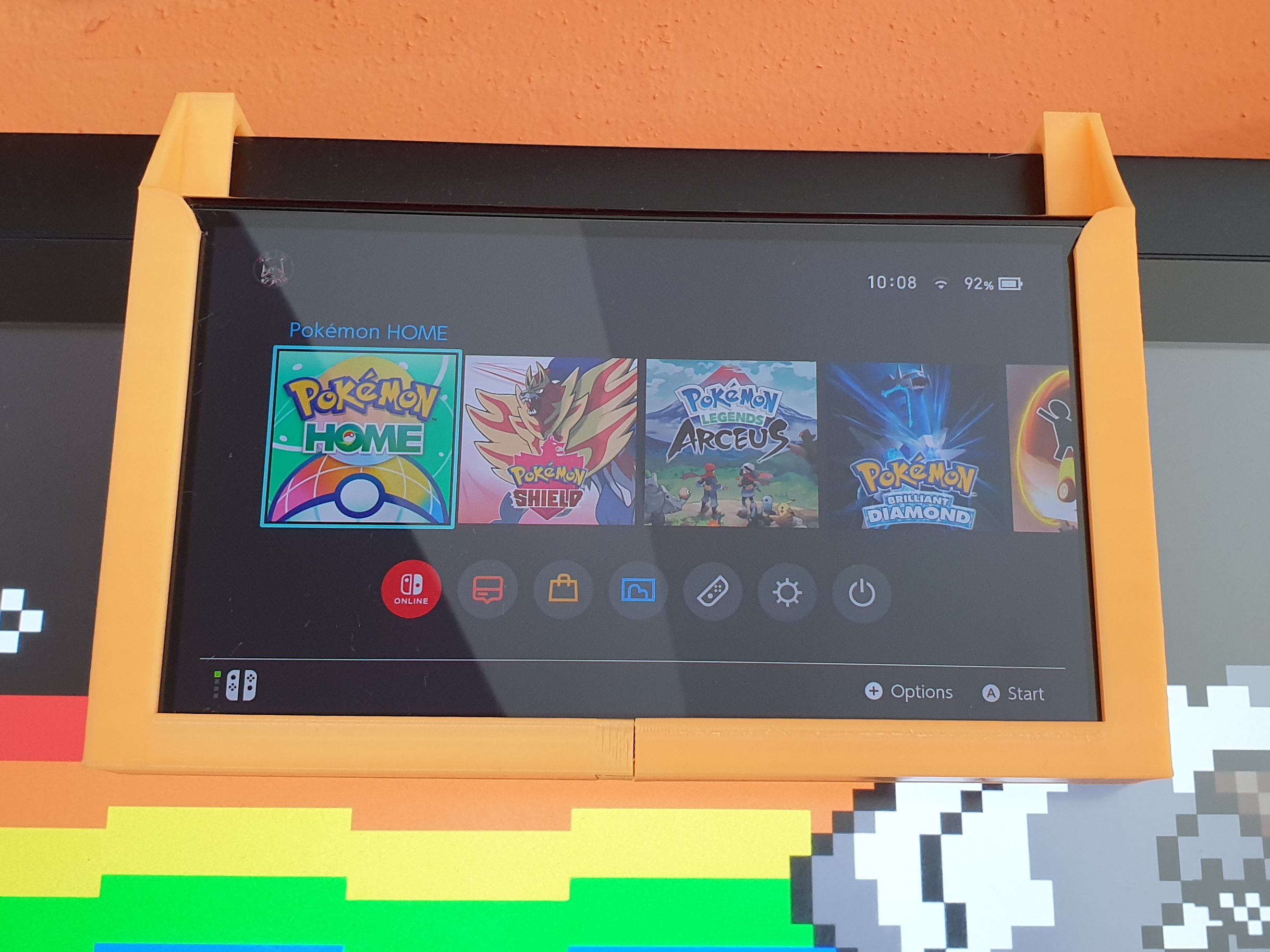 OLED Switch Sun Visor Car Mount