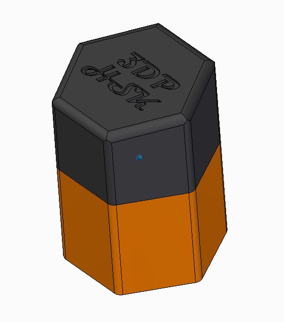 Box für Hexagon 20 mm SW Filament Farbenbox klein