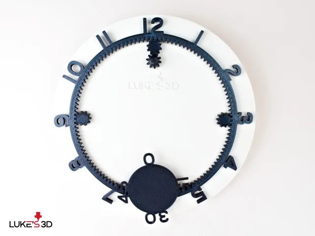 Gear clock