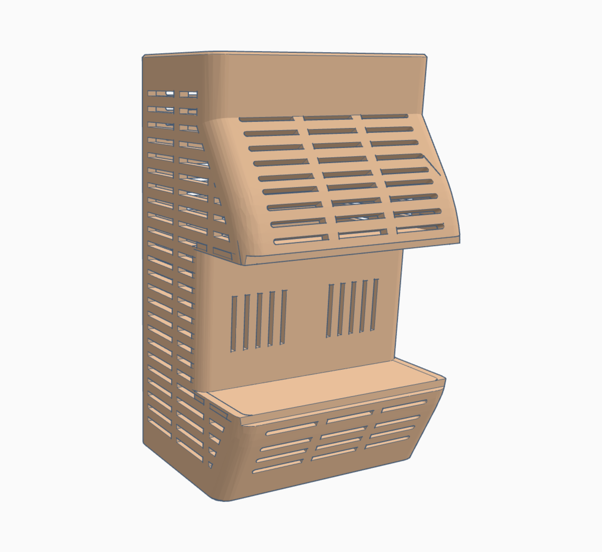 Silica - Desiccant Dry Box for Bambulab AMS-US 3D model thumbnail