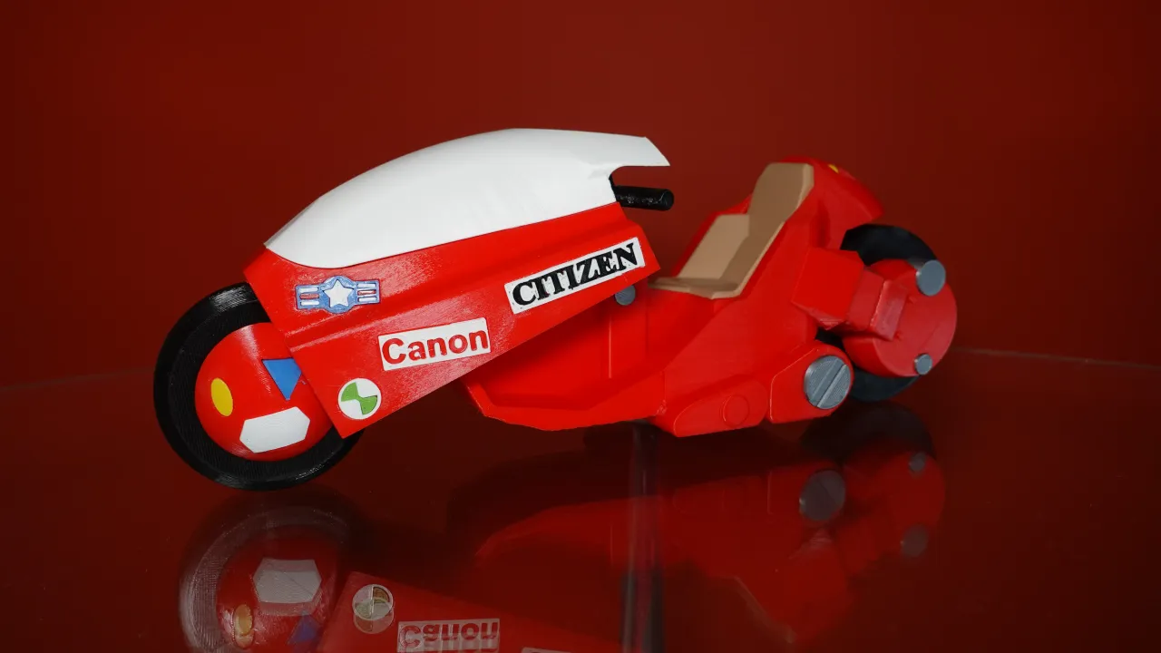 l Motorcycle Japanese Anime Akira Kaneda Bike Classic Model