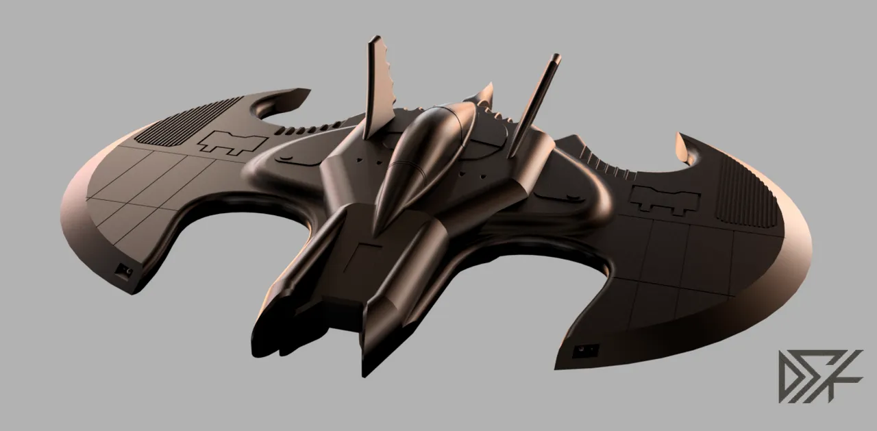 Batwing 1989 3D Printing Model | Assembly + Active