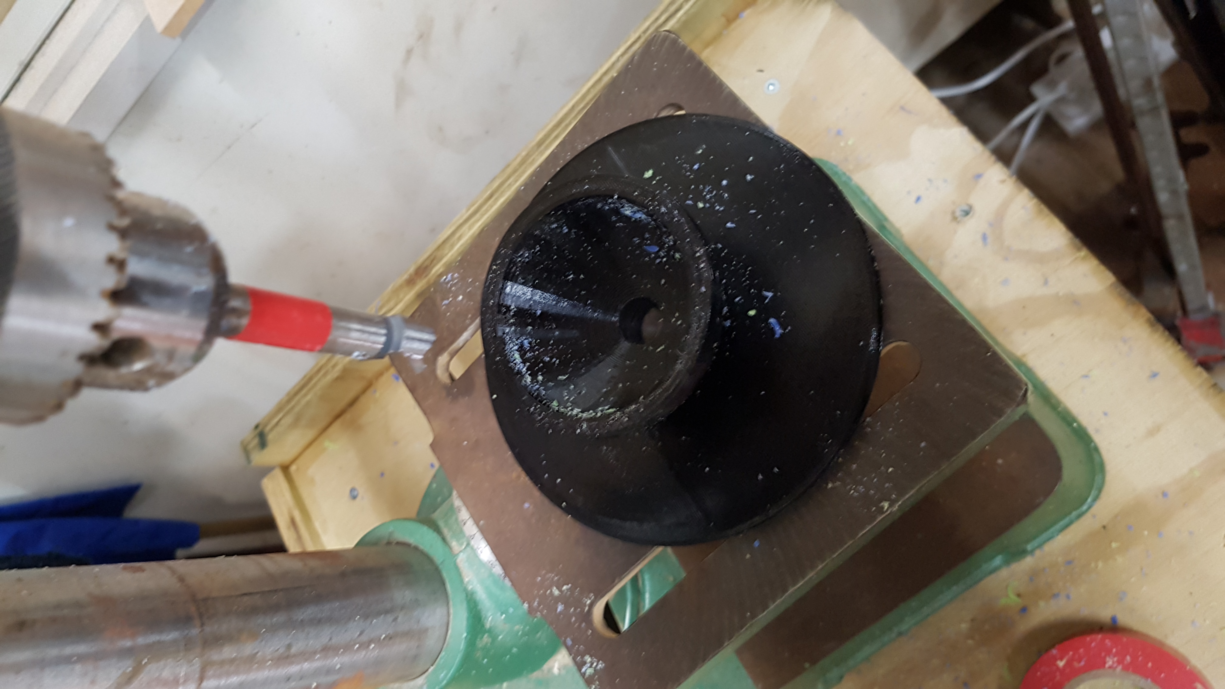 Ball centre drilling jig