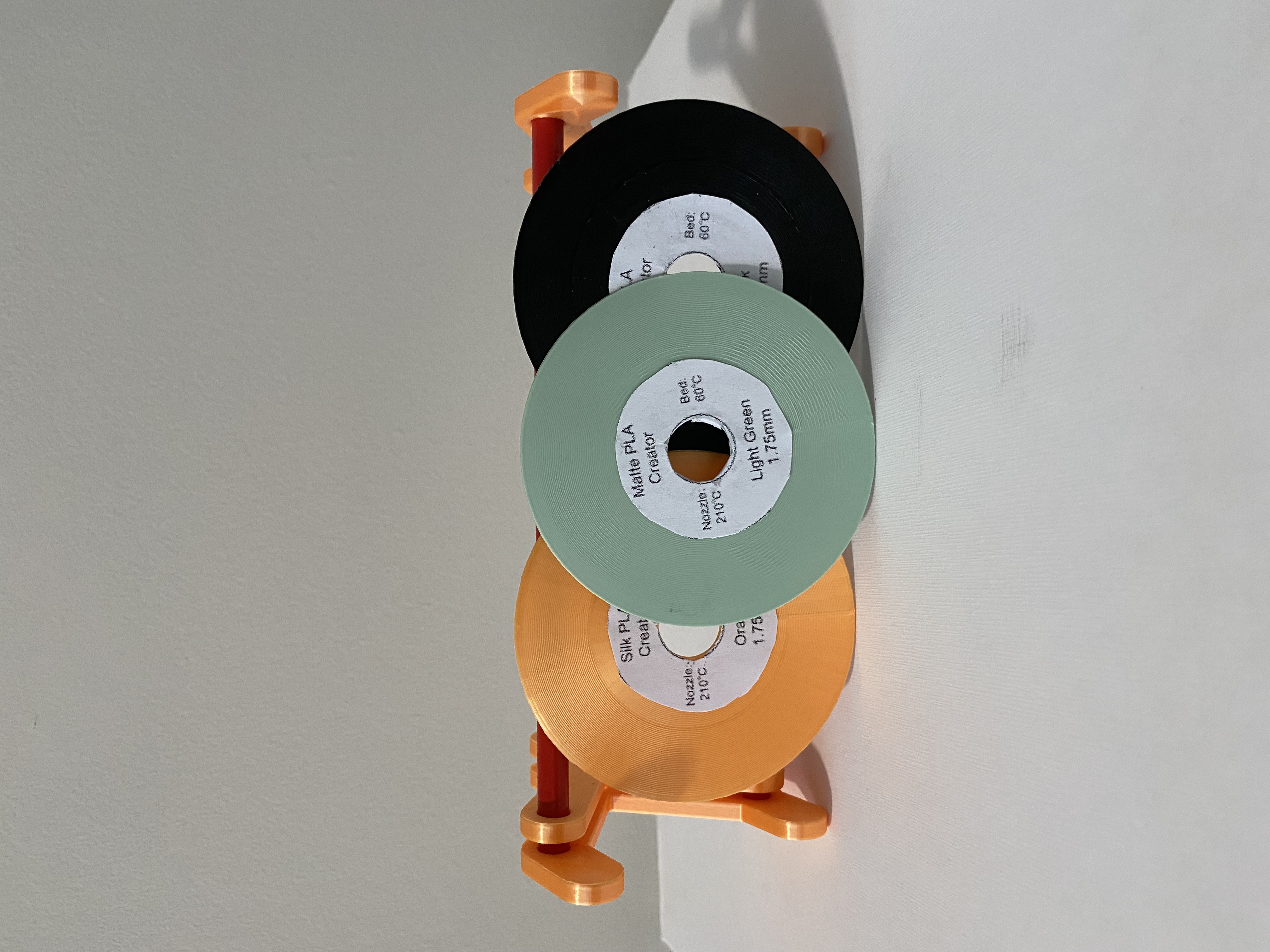 Vinyl Mini CD Filament Swatch with Stand