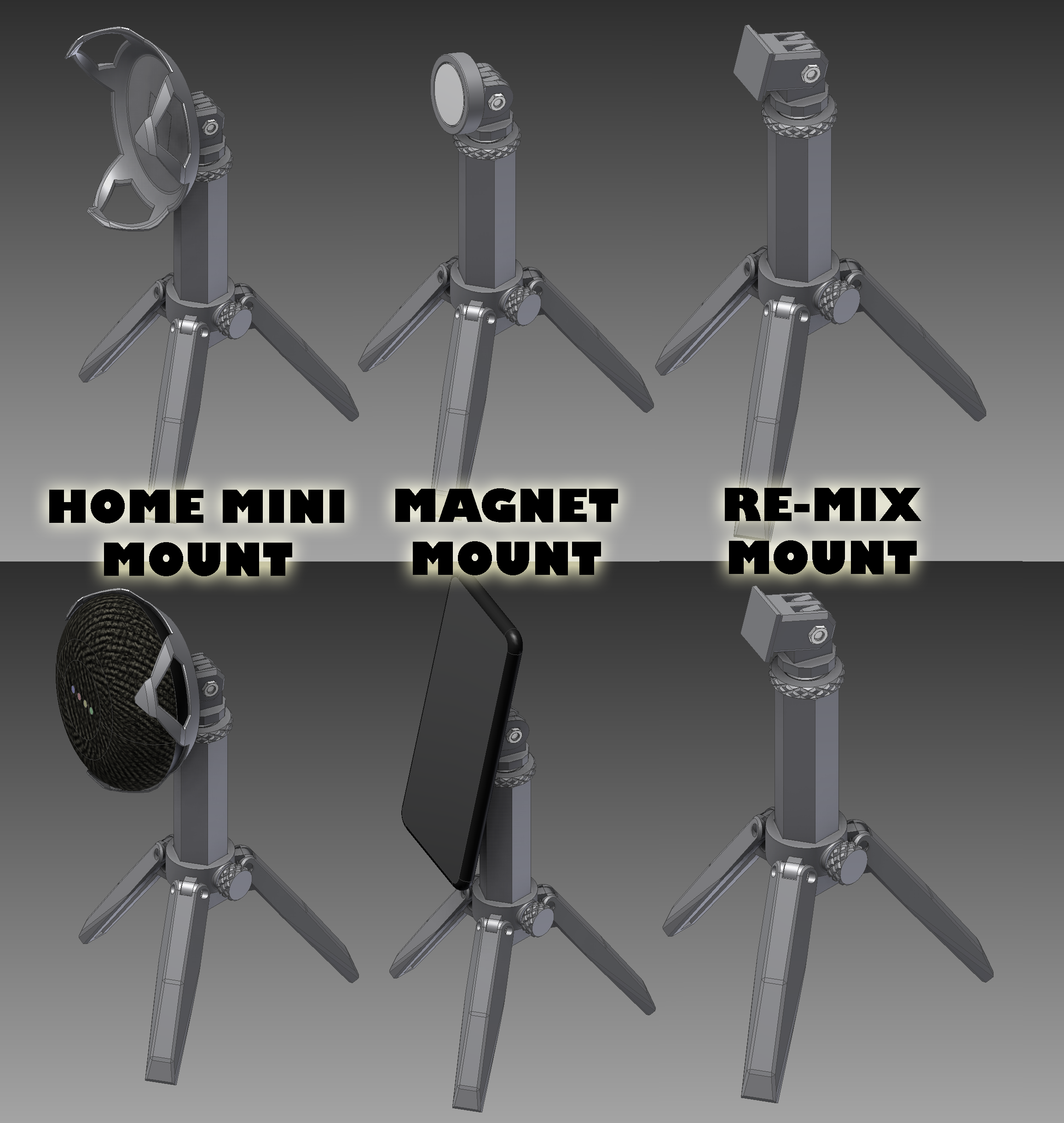 Miniatura 3 do modelo 3D MULTI-USE ADJUSTABLE TRIPOD